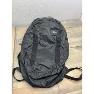 REI Co Op Flash 18 Black Backpack Lightweight Hiking Outdoor Travel Daypack